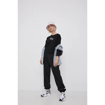 Dámská mikina Mikina Roxy dámská, černá barva, s aplikací ERJFT04477 99X, vel. S