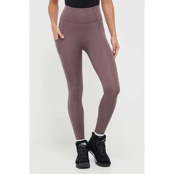 Dámské legíny Sportovní legíny Columbia Boundless Trek dámské, fialová barva, hladké, 2033514 94X, vel. L