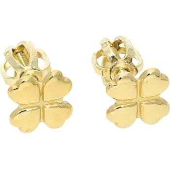 Náušnice Goldstore Drobné náušnice pecky čtyřlístky Váha: 1.10 g