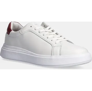 Dámská obuv Kožené tenisky Calvin Klein LOW TOP LACE UP LTH HM0HM01016 bílá 00A, EUR 40