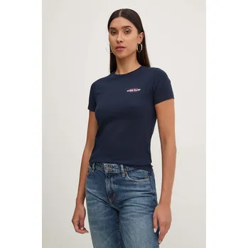 Pánské oblečení Tričko Guess Jeans W4YI02.J1314 námořnická modř 59X, vel. S