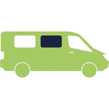 Autosklo Posuvné přední boční okno s moskytiérou Carbest pro VW T4/T5/T6 orientace na straně spolujezdce