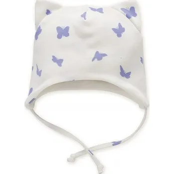 Kojenecké oblečení PINOKIO Čepička zavazovací Imagine KRÉMOVÁ - 56