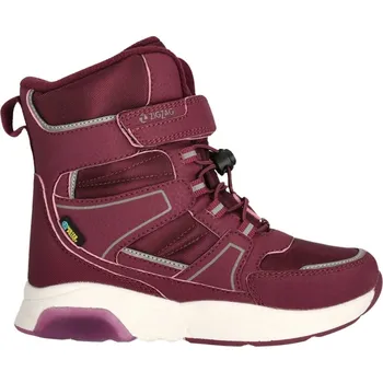 Chlapecká obuv Dětská obuv ZigZag Vizar Kids Boot WP w/Lights WP velikost bot 27 dark purple