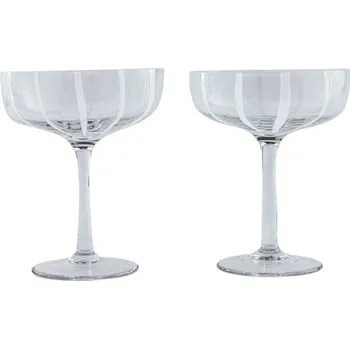 Sklenice Sada sklenic na šampaňské OYOY Mizu 230 ml 2-pack L300548 průhledná TSP