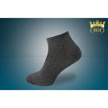 Dámské ponožky Dámské kotníkové ponožky HOZA s elastanem - H2026 od 69kč/pár Barva: antracit, Velikost: 35-38