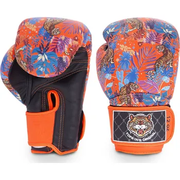 Boxerské rukavice Boxerské rukavice TOP KING TIGER KING - BLACK/ORANGE - TKBGWT-BK-OR Velikosti: 10 oz