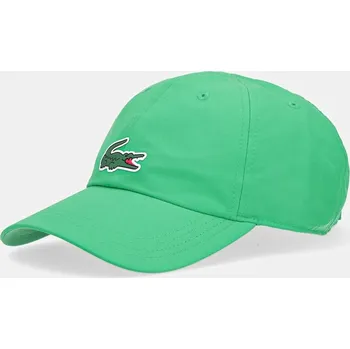 Kšiltovka Kšiltovka Lacoste zelená barva, s aplikací, RK2450 77A, vel. ONE SIZE