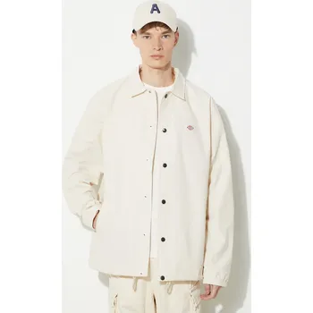 Pánská softshellová bunda Bunda Dickies pánská, béžová barva, přechodná DK0A4XEWBLK 01X, vel. XL