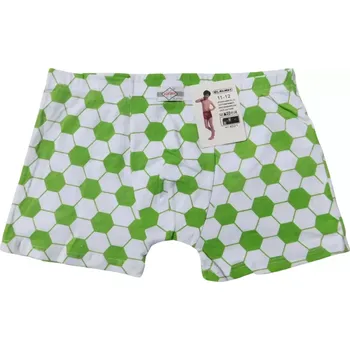 Chlapecké spodní prádlo Chlapecké boxerky Elevek 4021 bílo-zelené