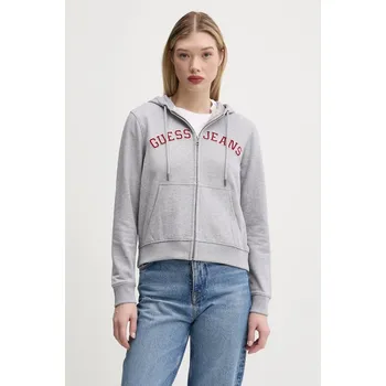Dámská mikina Bavlněná mikina Guess Jeans W5RQ20.K68I4 šedá 90A, vel. XS