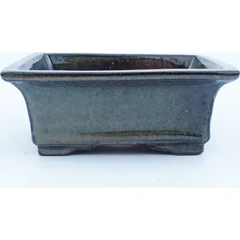 Květináč Miska 16 x 12,5 x 6,5 cm barva šedobéžová