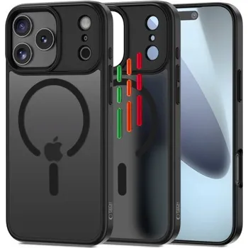 Pouzdro na mobilní telefon Tech-Protect | Tech-Protect MagMat XT 4-Set MagSafe kryt na iPhone 17 Pro, černý