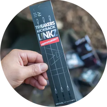 One More Cast Montáž Kickback Linkz Heavyweight With Spinner Swivel 16 cm 3 ks