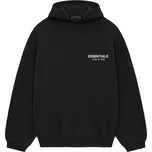Fear of God Essentials Fleece Hoodie (FW24) Black Velikost: XXS