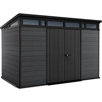 Zahradní domek Zahradní domek Keter Cortina 2.0 11x7 grafitový, s podlahou