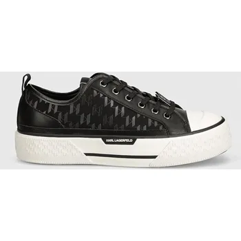 Pánské tenisky Tenisky Karl Lagerfeld KAMPUS pánské, černá barva, KL50424 KL50424.H07 99X, EUR 45