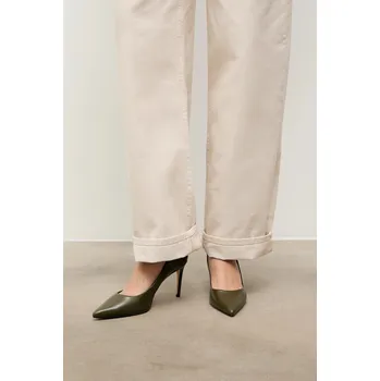 Dámské lodičky Kožené lodičky Answear.LAB zelená barva 195009Z 78X, EUR 41