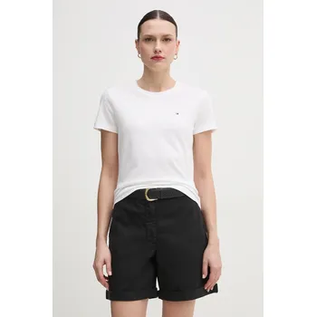 Pánská móda Bavlněné tričko Tommy Hilfiger WW0WW44433 bílá 00X, vel. XS