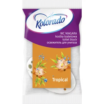 WC čistič Kolorado WC Niagara toaletní blok v košíku 35 g, TROPICAL