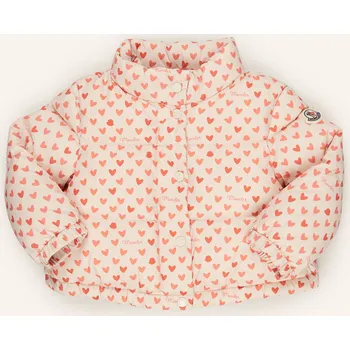 Moncler Enfant Péřová Bunda Bashira pro miminko, světle...