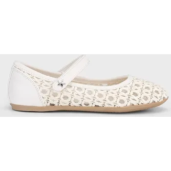 Dívčí baleríny Dětské balerínky Mayoral bílá barva, 43621 43621.55A.Kids.PPYA 00X, EUR 26