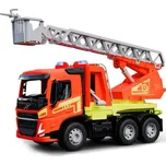 Auto hasiči s žebříkem Volvo Worxx plast 48cm 1:15