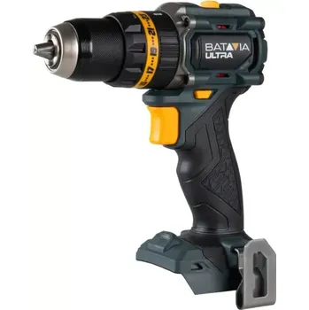 Aku bezdrátová vrtačka s příklepem 70 Nm, Li-Ion 18V, bezuhlíkový motor, 0 - 28.500 min-1 rázů, 23 stupňů kr. momentu, bez baterie a nabíječky MAXXPACK ULTRA BATAVIA (Batavia)