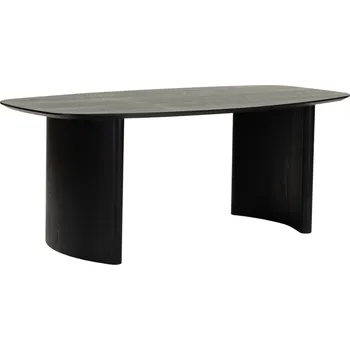 Jídelní stůl Nova Nook Černý dřevěný jídelní stůl Maris 200 x 100 cm