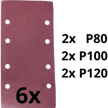 Brusný papír Asist Brusný papír sada - 2xP80, 2xP100, 2xP120 pro AE3V22DN ASIST