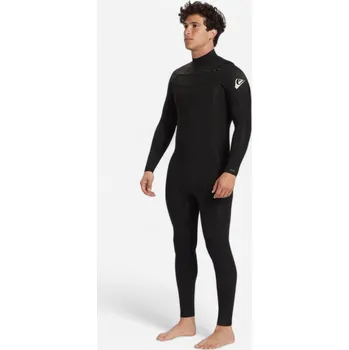 Neoprenový oblek QUIKSILVER Pánský neopren na surf Session 4/3 mm se zipem vpředu S MODRÁ|ČERNÁ