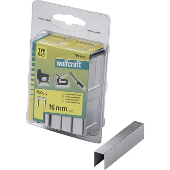 Průmyslová sponka Široké sponky do sponkovačky, Typ 053, 2000 ks, 16 mm 7049000