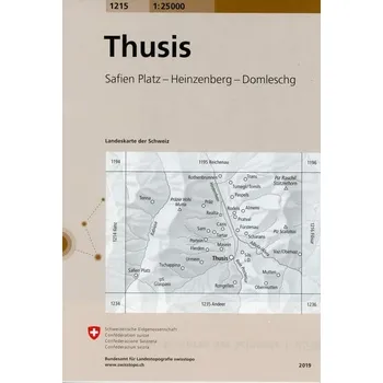 Swisstopo 1 : 25 000 Thusis