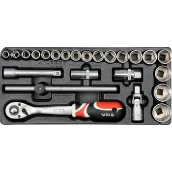 Gola sada Gola sada 1/2" ve výplni do dílenských vozíků, 24 dílů