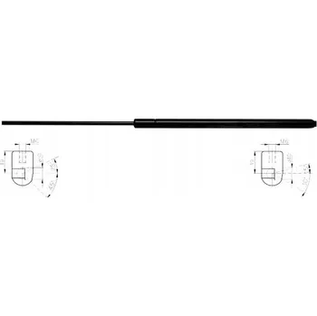 Dveře karosérie Plynová vzpěra zavazadlového prostoru Starline 32.59.800