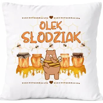 Polštář Dárek Polštář pro Adama, syna, dítě s potiskem