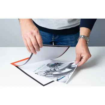 MAGNETICKÁ samolepicí KAPSA PRO NEMAGNETICKÉ POVRCHY A4, ČERVENÁ