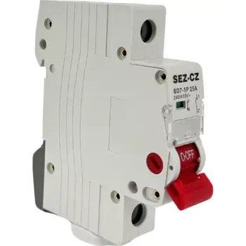 Jistič Modulární spínač SEZ SD71-25 jednopólový, 25 A, 6 kA (SEZ SD71-25)