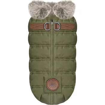 Obleček pro psa MILK&PEPPER Kabát pro psy Aubin Khaki Velikost: 26