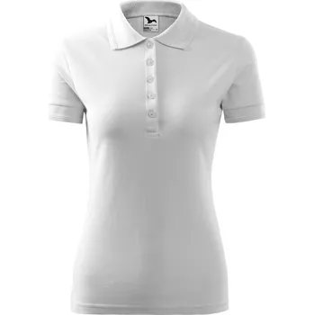 Dámské tričko MALFINI Dámská směsová piqé polokošile 65 % bavlna, 35 % polyester Barva: Bílá, Velikost: XL