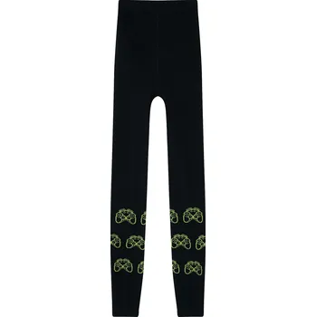 Chlapecké kamaše - Wolf & Wolfie P2518, černá / gamepady Barva: Černá, Velikost: 134-140