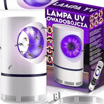 Elektrický lapač ELEKTRICKÁ LAMPA PROTI HMYZU NA KOMÁRY MOUCHY ÚČINNÁ UV ZÁŘIVKA