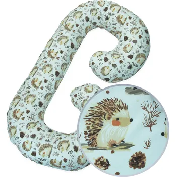 Polštář POLŠTÁŘ POLŠTÁŘ ROHLÍK PRO SPANÍ V TĚHOTENSTVÍ TYP C + POVLEČENÍ Kerstin