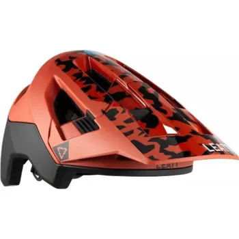 Sportovní chránič LEATT Cyklistická přilba - MTB ALL MOUNTAIN 4.0 - červená/černá (59–63 cm)
