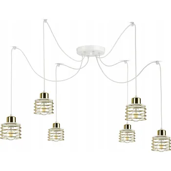 Závěsné svítidlo Lustr Pavouk GLAM Zlatý Chrom Měď