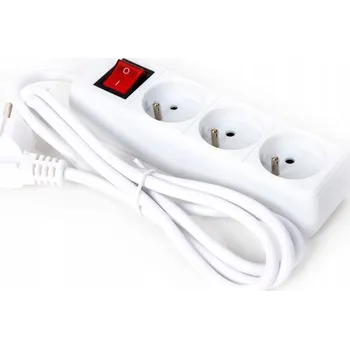 Napájecí kabel Zásuvková lišta Platinet 1,5 m, 3 zásuvky