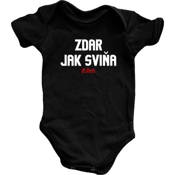Kojenecký body Kojenecké body - Zdar jak sviňa 56 Černá