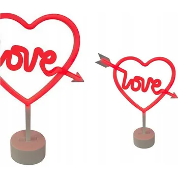 Lampička Stolní lampa Zuma Line NEON bílá, vícebarevná 1,06 W