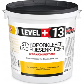 Průmyslové lepidlo Lepidlo na sádrokartonové desky a polystyren 25kg Level+13