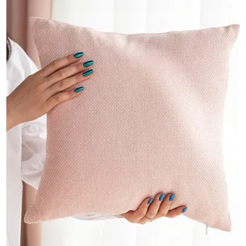 Povlak na dekorativní polštářek Dekorační povlak na polštář 40x40 cm Růžový povlak na polštář 004